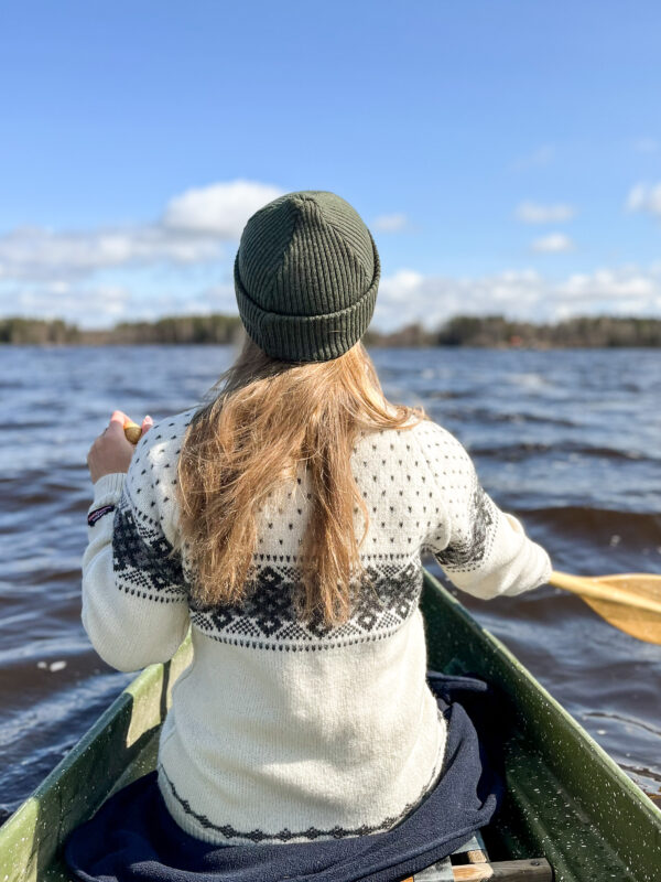 Ihana valkoinen norjalainen villapaita - Image 3