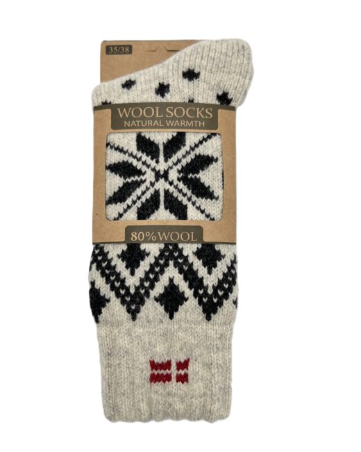 Durable & Stylish Wool Socks – 80% Wool, Danish Design